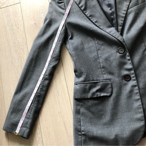 J. Crew Super 120s Merino Wool Grey Blazer Jacket - Picture 6 of 15